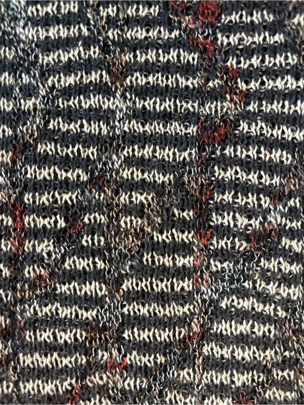 Jhane Barnes Crewneck Sweater 90s Vintage Coogi Style 3D Knit Linen Blend Navy